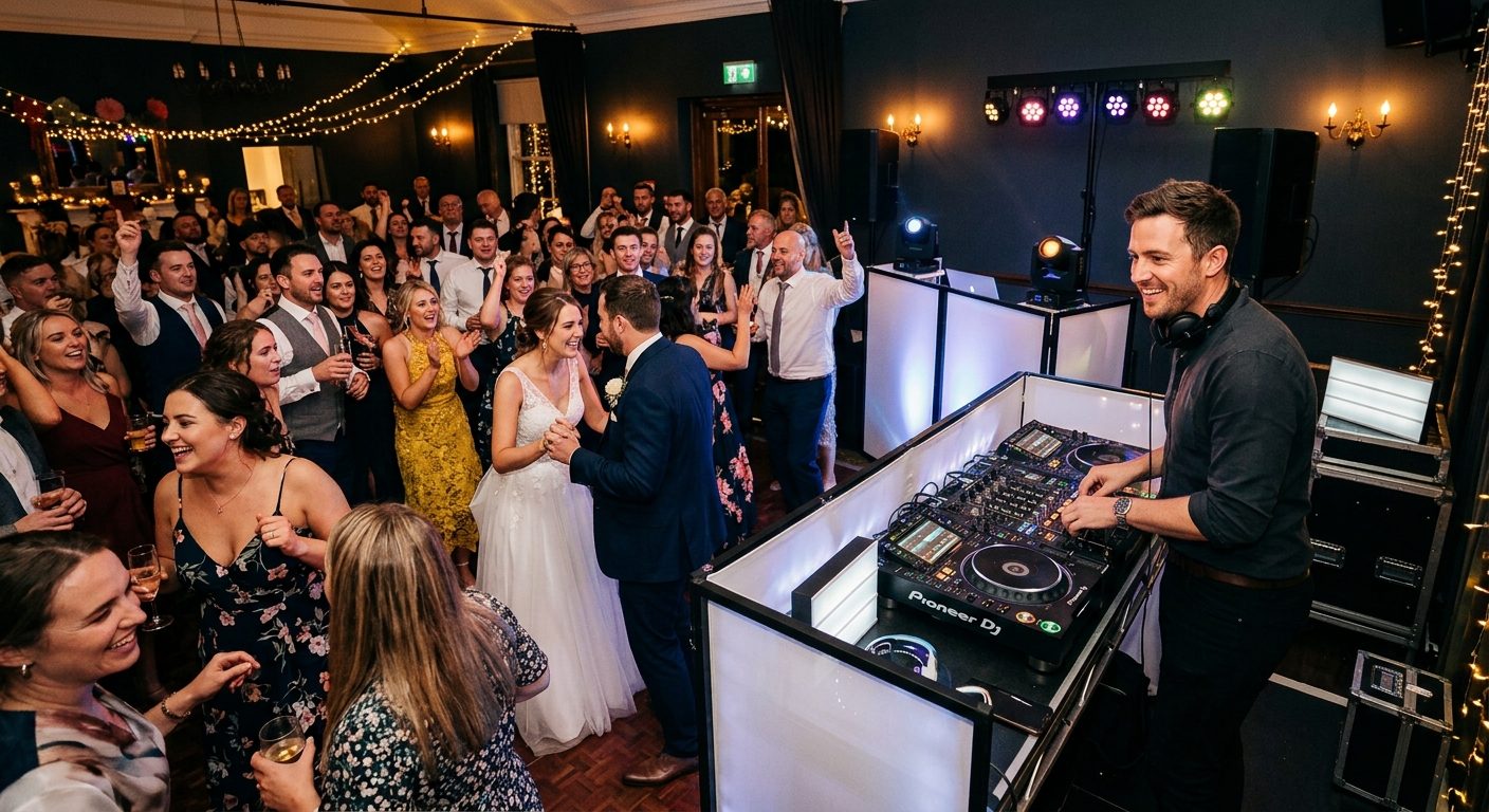 Wedding DJ performing at an Ottawa wedding reception